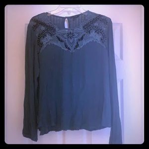 Women’s XL lucky brand long sleeve shirt